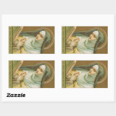 Saint Mary Magdalene de Pazzi (JM 45) Rechthoekige Sticker (Vel)