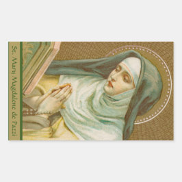 Saint Mary Magdalene de Pazzi (JM 45) Rechthoekige Sticker