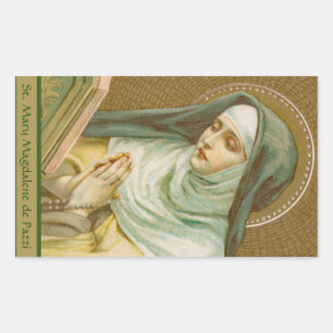Saint Mary Magdalene de Pazzi (JM 45) Rechthoekige Sticker
