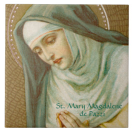 Saint Mary Magdalene de Pazzi (JM 45) Tegeltje
