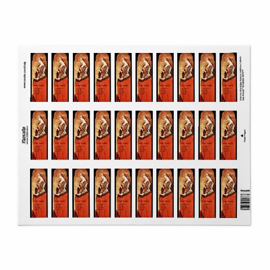 SAINT MARY MAGDALENE ETIKET (Full Sheet)