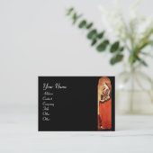 SAINT MARY MAGDALENE, Gold, rood, zwart Visitekaartje (Staand voorkant)