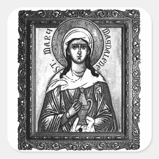 Saint Mary Magdalene - matte stickers 3" (6) (Voorkant)