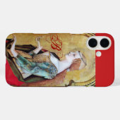 SAINT MARY MAGDALENE MONOGRAM Gold Yellow, rood Case-Mate iPhone Case (Achterkant (horizontaal))