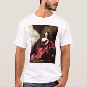 Saint Mary Magdalene of St. Thais in de woestijn T-shirt