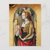 SAINT MARY MAGDALENE Parchment Briefkaart (Voorkant)