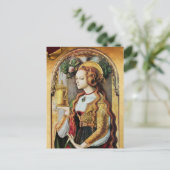 SAINT MARY MAGDALENE Parchment Briefkaart (Staand voorkant)