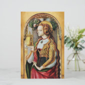 SAINT MARY MAGDALENE PARCHMENT BRIEFPAPIER (Staand voorkant)