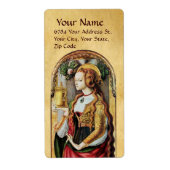 SAINT MARY MAGDALENE Parchment Etiket (Voorkant)