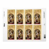 SAINT MARY MAGDALENE Parchment Etiket (Full Sheet)