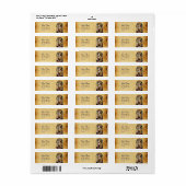 SAINT MARY MAGDALENE Parchment Etiket (Full Sheet)