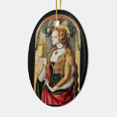 SAINT MARY MAGDALENE , Parchment Keramisch Ornament (Links)
