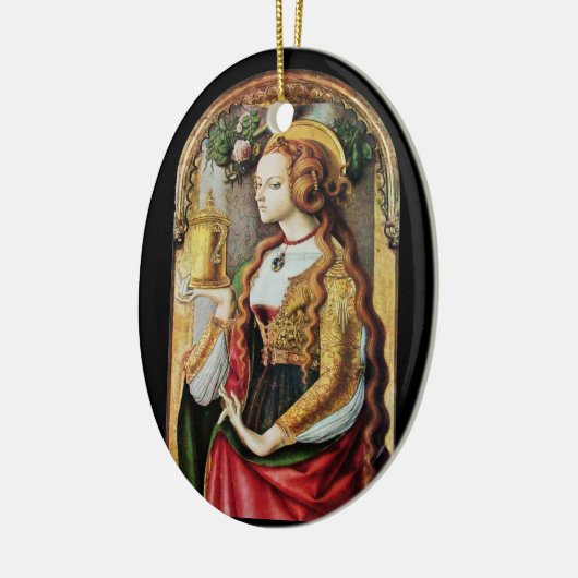 SAINT MARY MAGDALENE , Parchment Keramisch Ornament (Links)