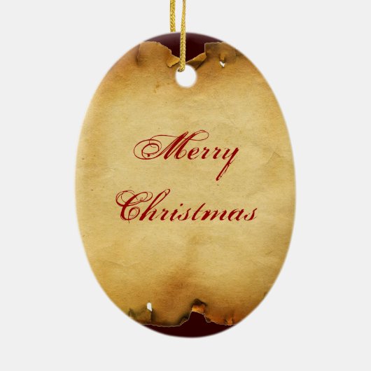 SAINT MARY MAGDALENE , Parchment Keramisch Ornament (Achterkant)