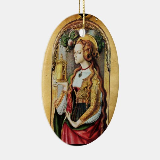 SAINT MARY MAGDALENE , Parchment Keramisch Ornament (Rechts)