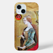 SAINT MARY MAGDALENE Parchment Ruby Gem Monogram Case-Mate iPhone Case (Achterkant)