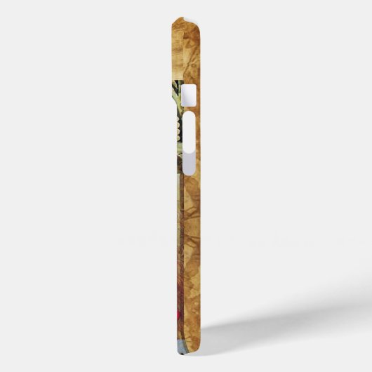 SAINT MARY MAGDALENE Parchment Ruby Gem Monogram Case-Mate iPhone Case (Achterkant / Links)