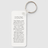 Saint Mary Magdalene Sleutelhanger (Achterkant)