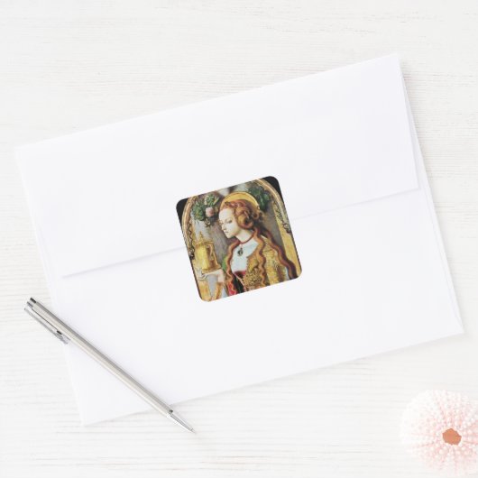 SAINT MARY MAGDALENE VIERKANTE STICKER (Envelop)