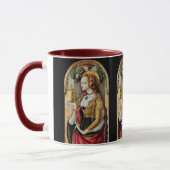 SAINT MARY MAGDALENE, zwart rood Mok (Links)