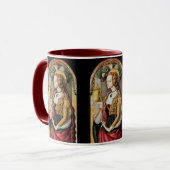 SAINT MARY MAGDALENE, zwart rood Mok (Voorkant links)