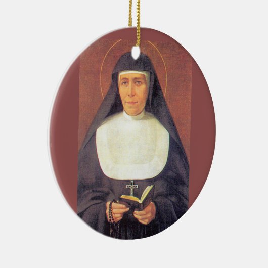 Saint Mary Mazzarello* kerstversiering Keramisch Ornament (Rechts)