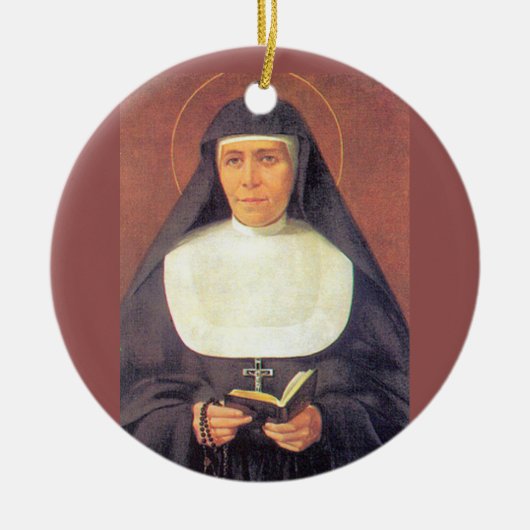 Saint Mary Mazzarello* kerstversiering Keramisch Ornament (Voorkant)