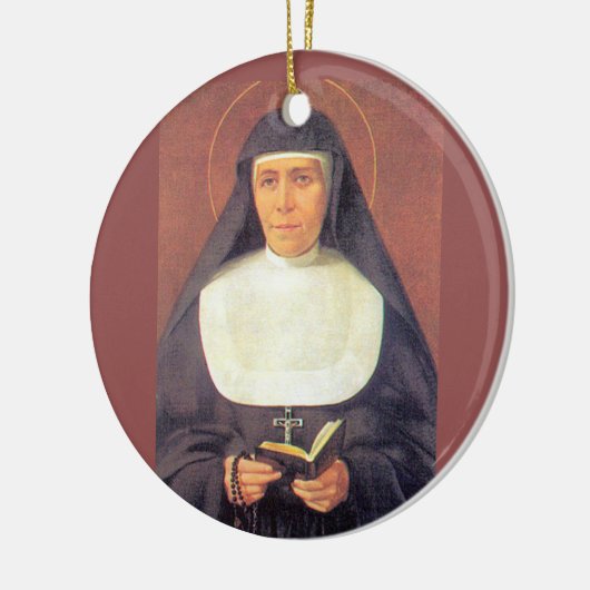 Saint Mary Mazzarello* kerstversiering Keramisch Ornament (Links)