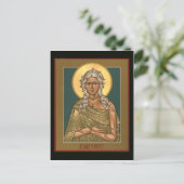 Saint Mary of Egypt Prayer Card Briefkaart (Staand voorkant)