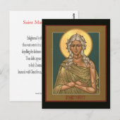 Saint Mary of Egypt Prayer Card Briefkaart (Voorkant / Achterkant)