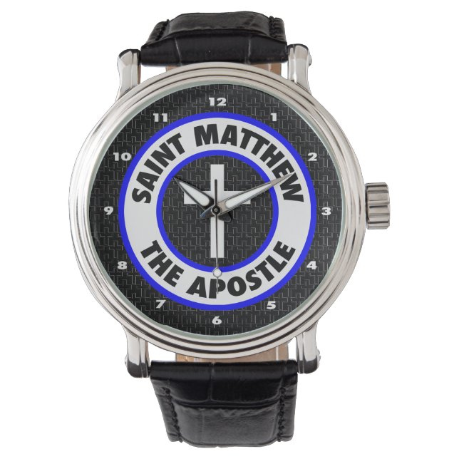 Saint Matthew de Apostle Horloge (Voorkant)