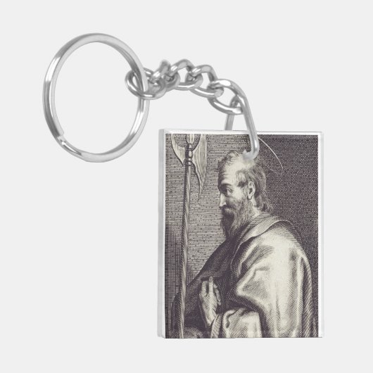 Saint Matthew de Apostle Sleutelhanger (Voorkant Links)