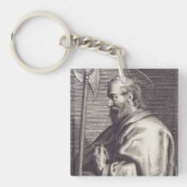 Saint Matthew de Apostle Sleutelhanger