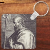 Saint Matthew de Apostle Sleutelhanger (Achterkant)