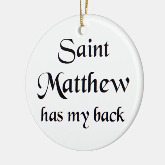 saint matthew keramisch ornament (Links)