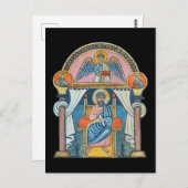 Saint Matthew middeleeuws manuscript kunst Briefkaart (Voorkant / Achterkant)