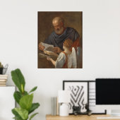 Saint Matthew - Simone Cantarini Fine Art Poster (Thuiskantoor)