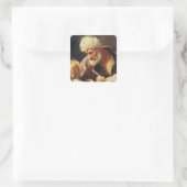 Saint Matthew Vierkante Sticker (Tas)