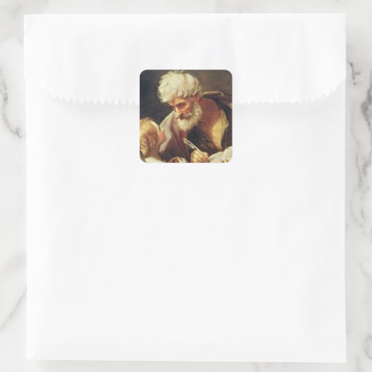 Saint Matthew Vierkante Sticker (Tas)