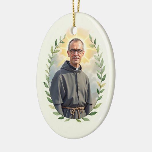 Saint Maximilian Kolbe God's Peace and Blessing Keramisch Ornament (Links)