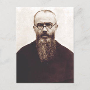 Saint Maximilian Kolbe Poolse katholieke priester Briefkaart