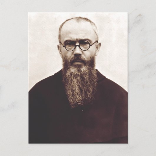 Saint Maximilian Kolbe Poolse katholieke priester Briefkaart (Voorkant)