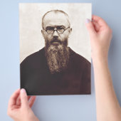 Saint Maximilian Kolbe Poolse katholieke priester Flyer (Hand)