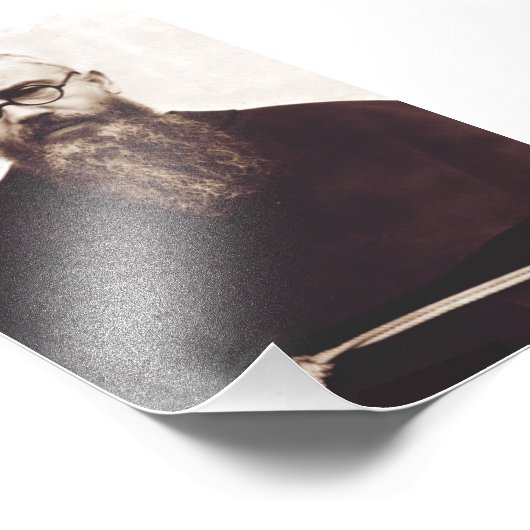 Saint Maximilian Kolbe Poolse katholieke priester Foto Afdruk (Hoek)