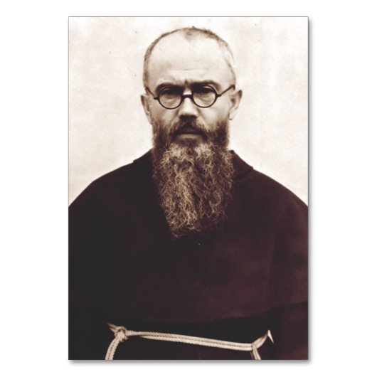 Saint Maximilian Kolbe Poolse katholieke priester Kaart (Voorkant)