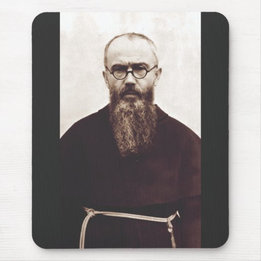 Saint Maximilian Kolbe Poolse katholieke priester Muismat (Voorkant)