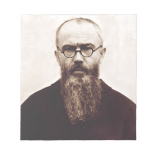 Saint Maximilian Kolbe Poolse katholieke priester Notitieblok