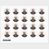 Saint Maximilian Kolbe Poolse katholieke priester Ronde Sticker (Vel)
