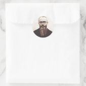 Saint Maximilian Kolbe Poolse katholieke priester Ronde Sticker (Tas)