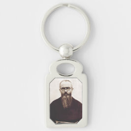 Saint Maximilian Kolbe Poolse katholieke priester Sleutelhanger